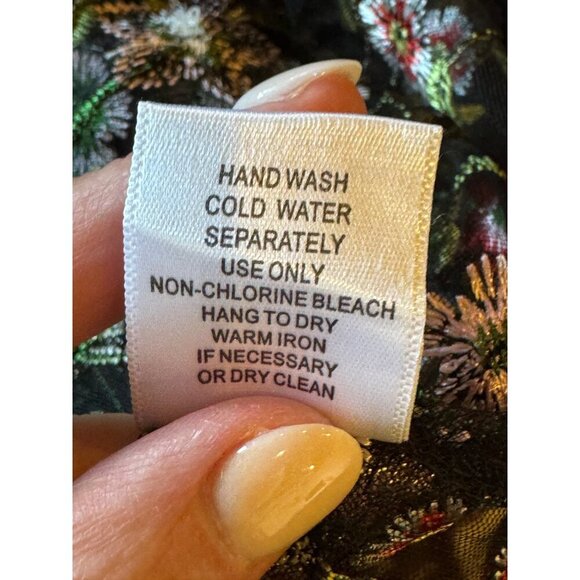 Rabbit Rabbit Rabbit Cardigan Women 3X Black Floral Embroidered‎ Mesh Cardigan - Picture 12 of 12